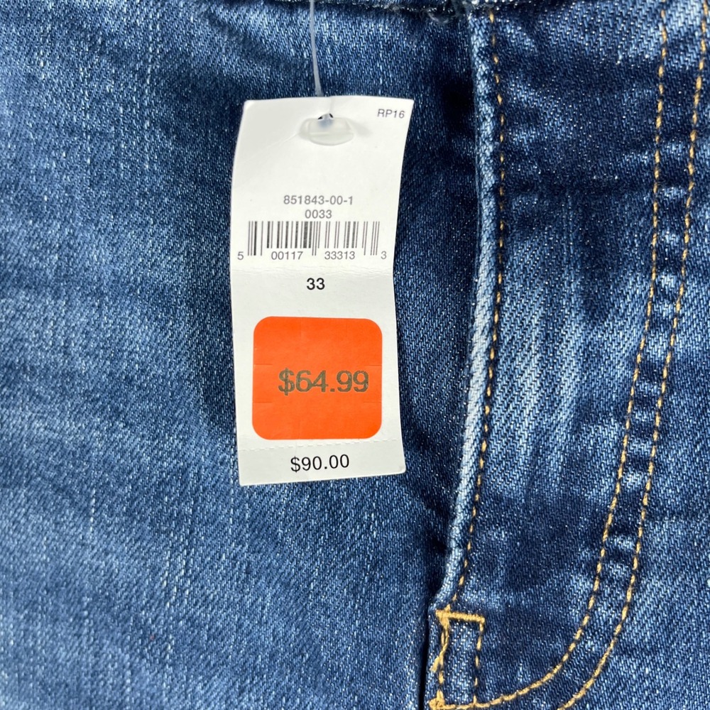 Banana Republic Low-Rise Bootcut Jeans Womens 33/16 Blue Denim 851843-00-1 NWT - Picture 4 of 13